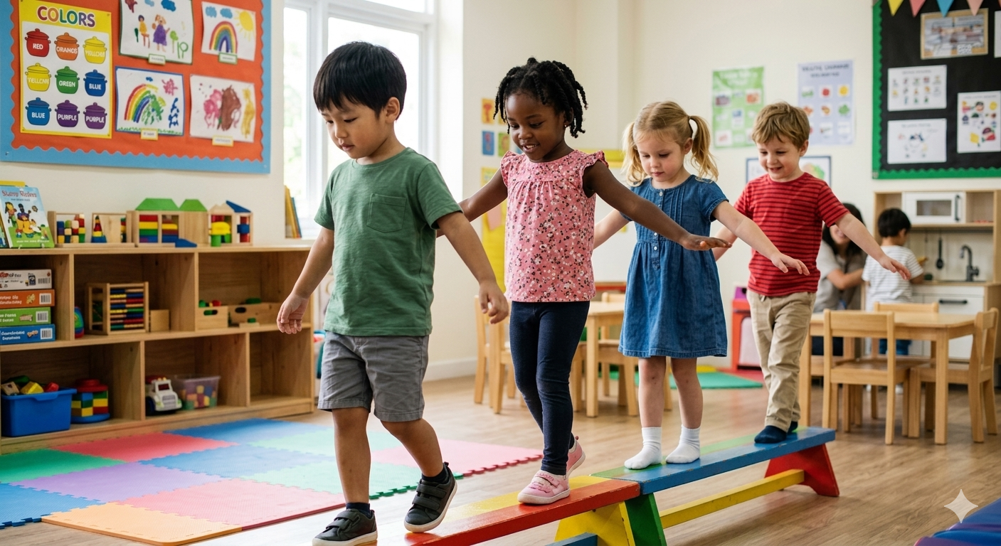Children moving with confidence